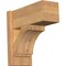 Ekena Millwork Imperial Block Smooth Outlooker, Western Red Cedar, 7 1/2"W x 16"D x 16"H OUT08X16X16IMP05SWR - alternate 1
